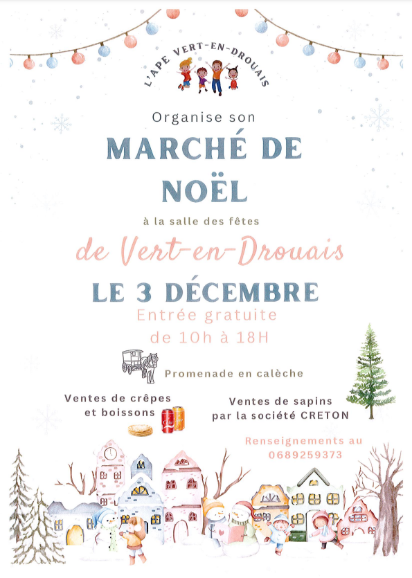 Marché de Noël Vendredi 03 Décembre 